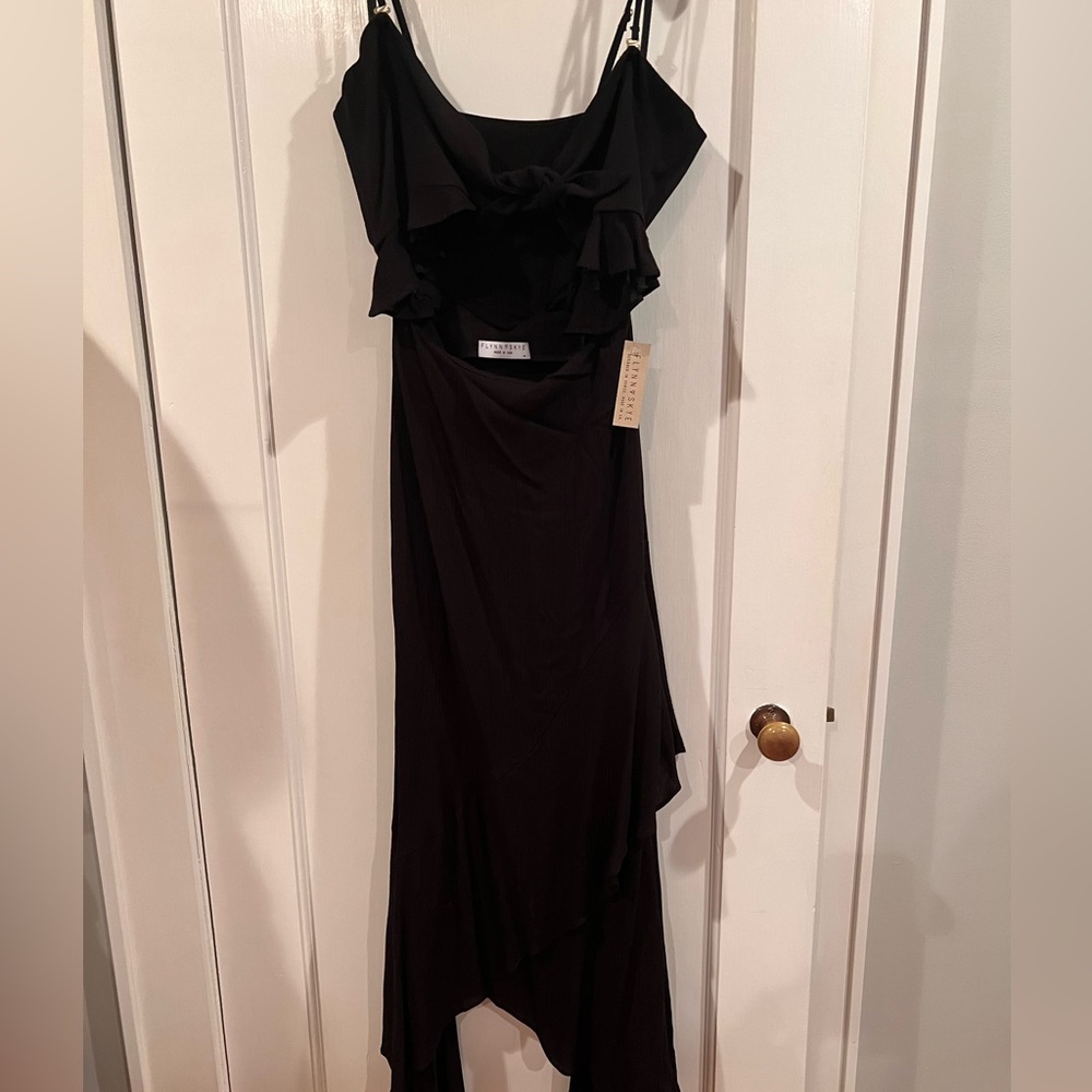 Flynn Skye.  XS. Black. Maxi Dress.